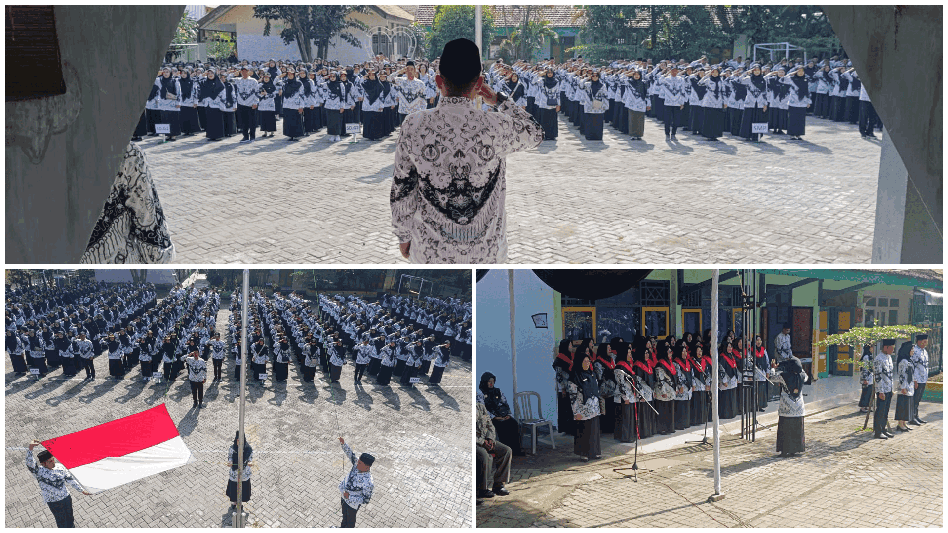 seluruh-guru-se-kecamatan-wringinanom-gelar-upacara-peringatan-hut-pgri-ke-80-dan-hari-guru-nasional-di-smp-negeri-2-wringinanom